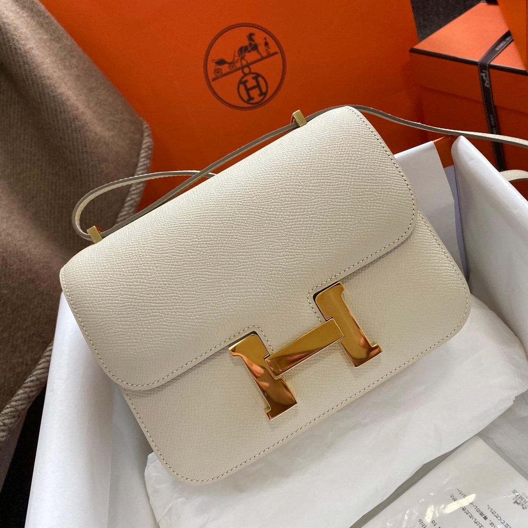 康康包愛馬仕頂級原單最高版本包包女 奶白色