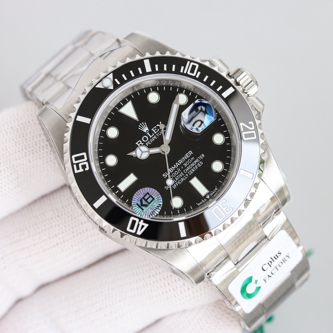 獨特最新黑圈口高版本高仿勞力士手錶41mm