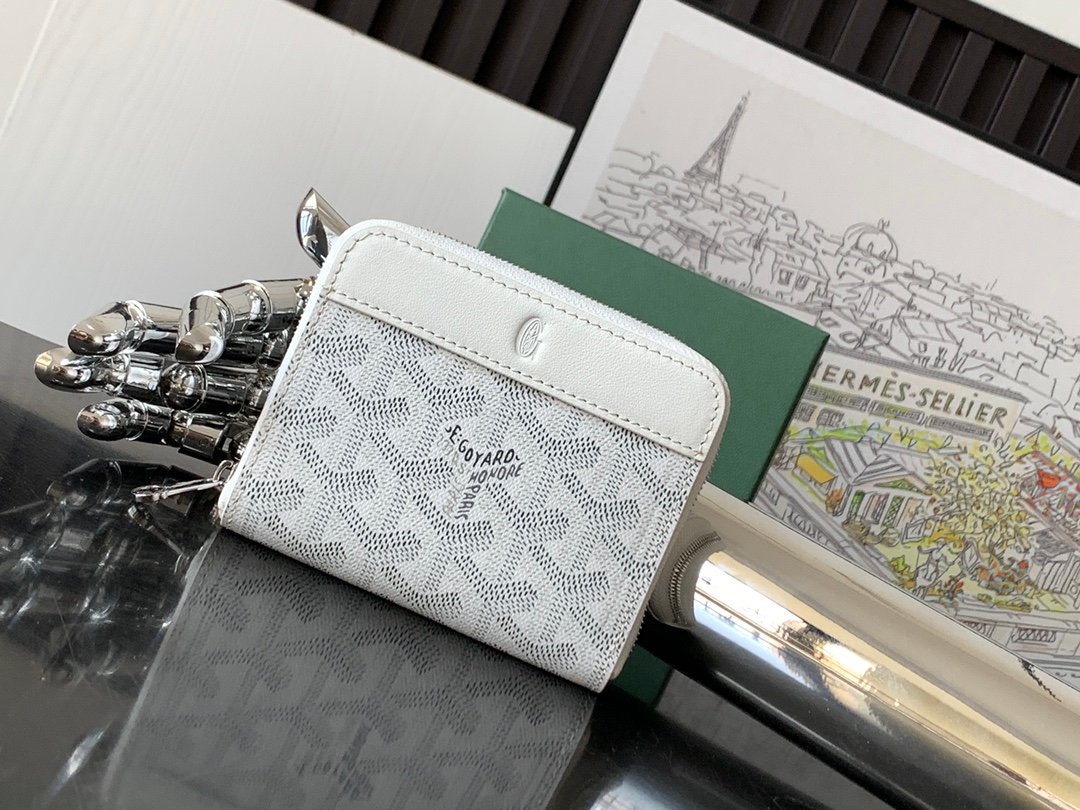 原單複刻GOYARD高雅德錢包 MATIGNON MINI 零錢包 白色
