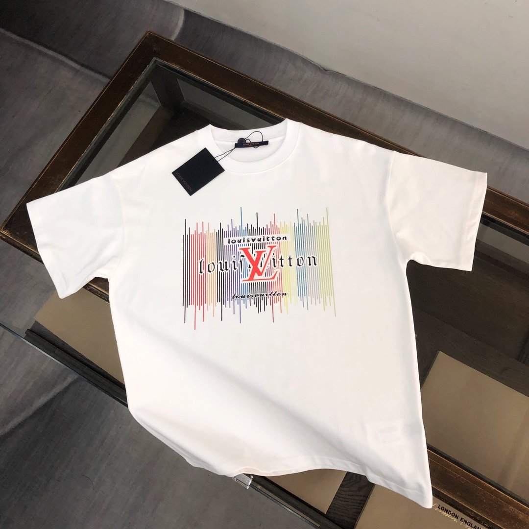 Louis vuitton/LV高仿奢侈品高端人士單品原來短袖T恤