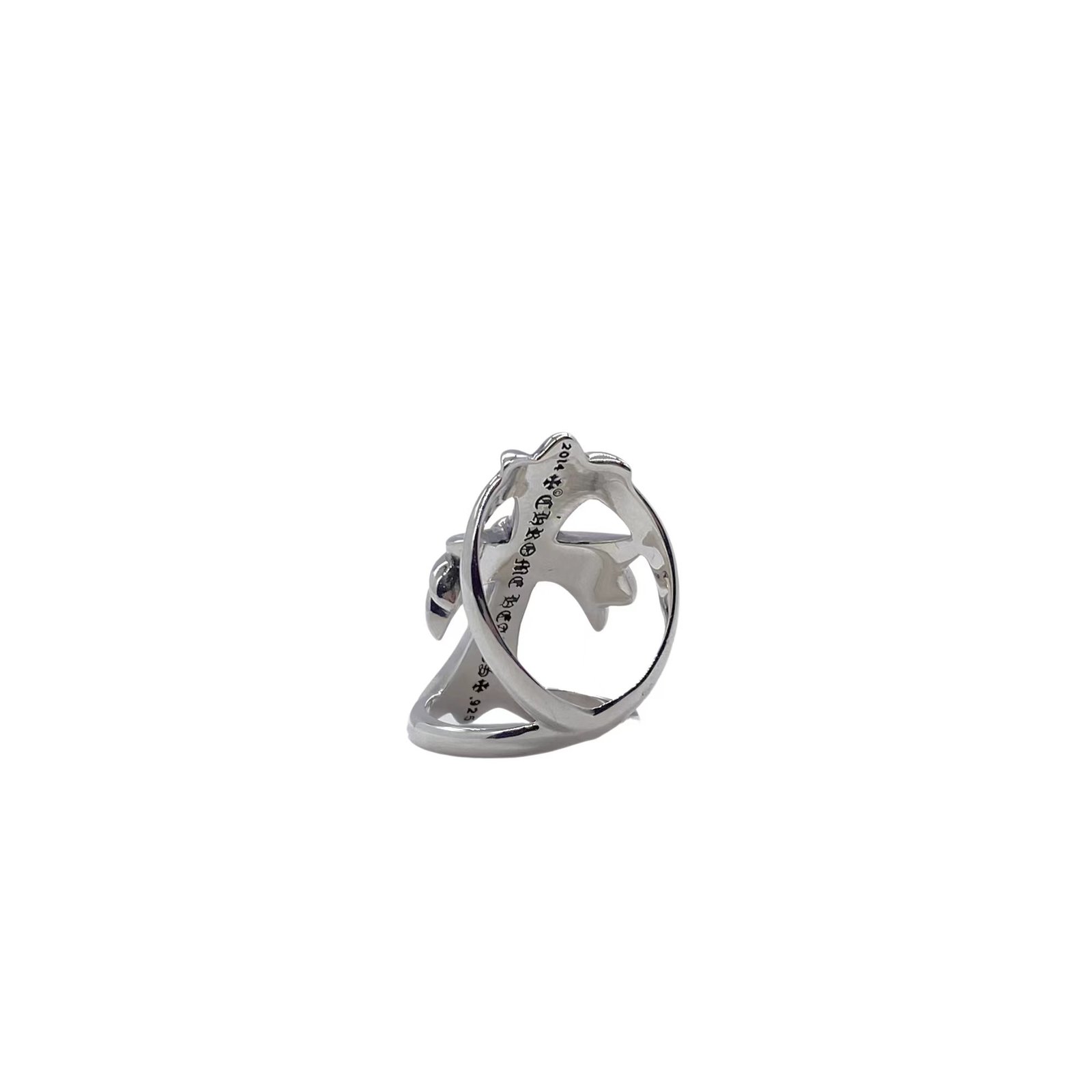 原單複刻Chrome Hearts克羅心飾品 純銀無盡戒指