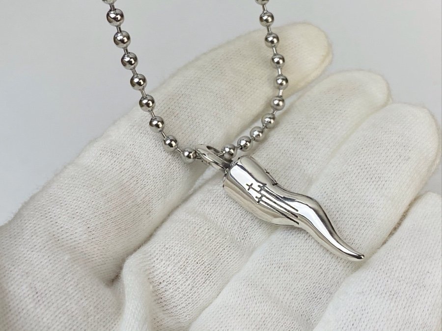 專櫃複刻Chrome Hearts克羅心飾品 狼牙吊墜項鍊