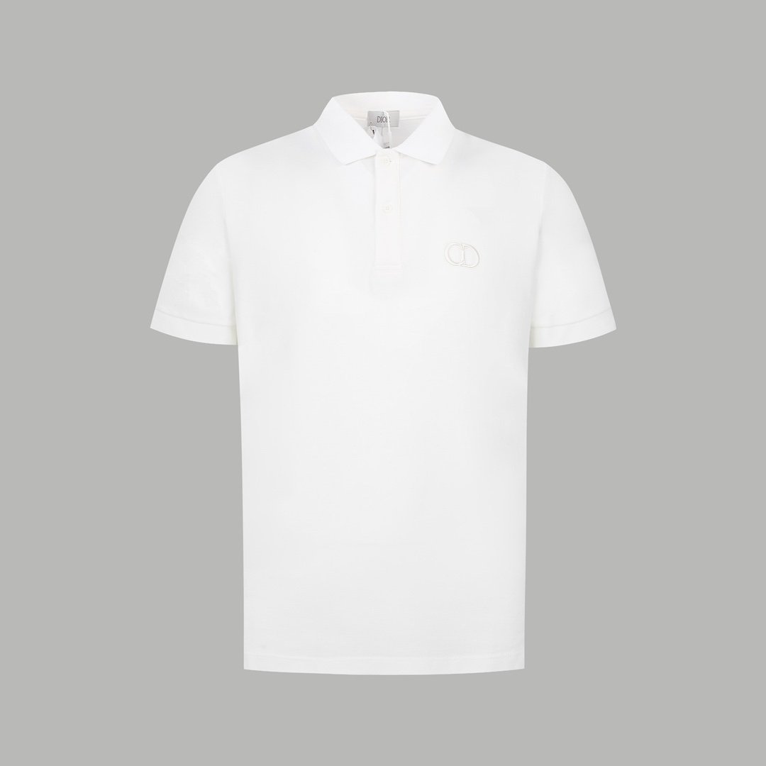 DIOR經典純棉高仿原單衣服 Polo衫短袖