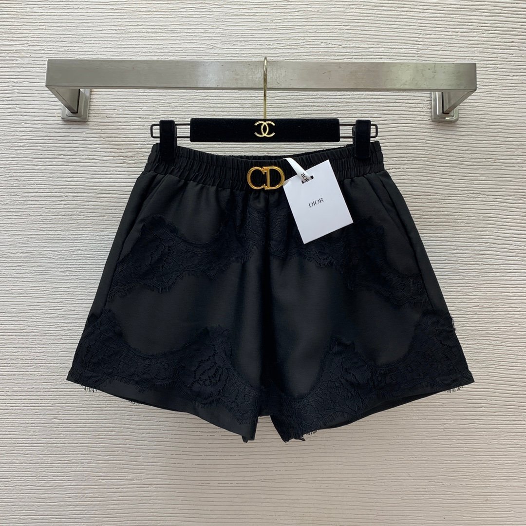 DIOR超級舒適的面料夏季短褲高仿褲子女款