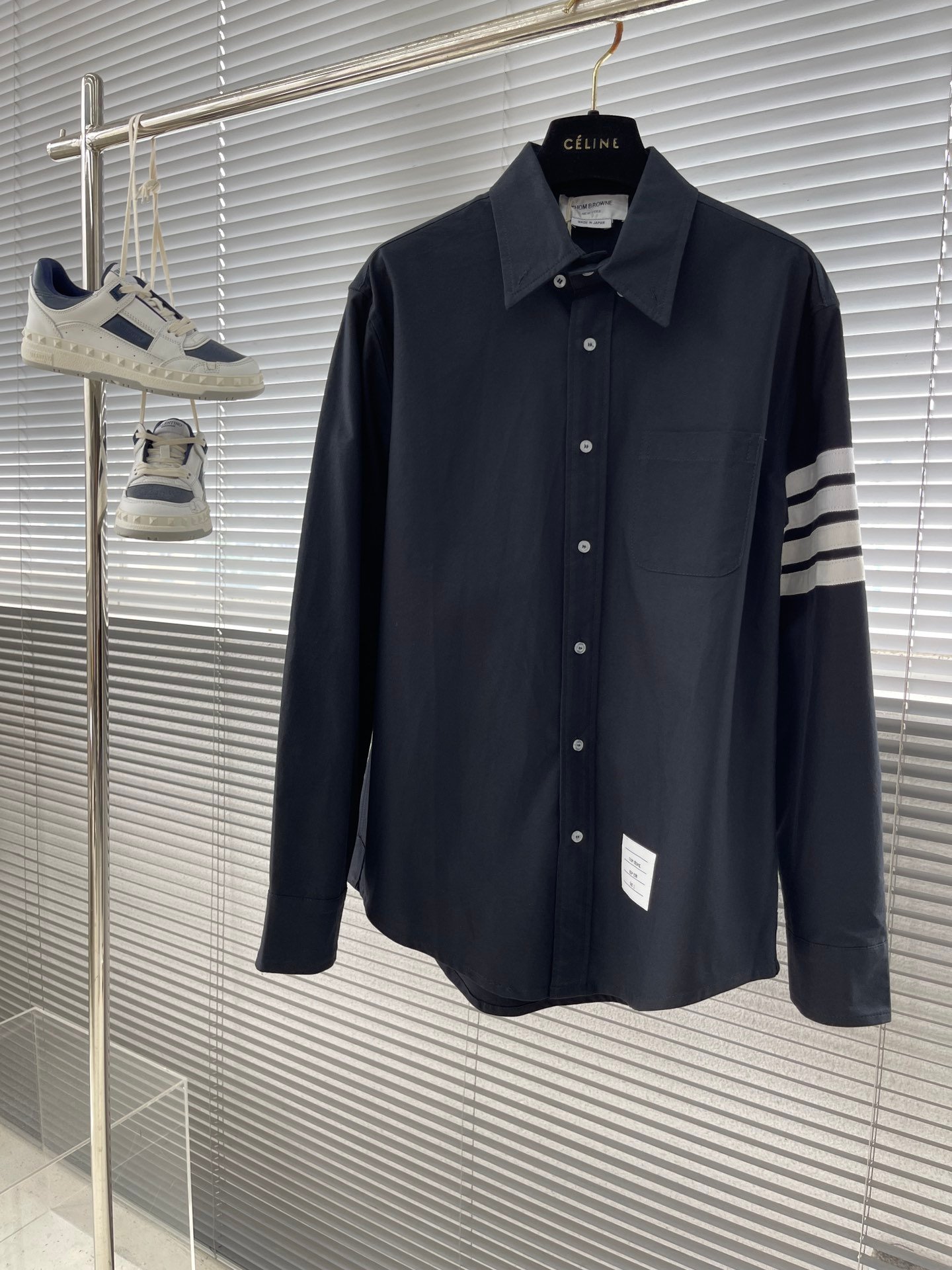 頂級高仿服裝特姆佈朗TB精品衣服長袖牛津紡襯衣男裝