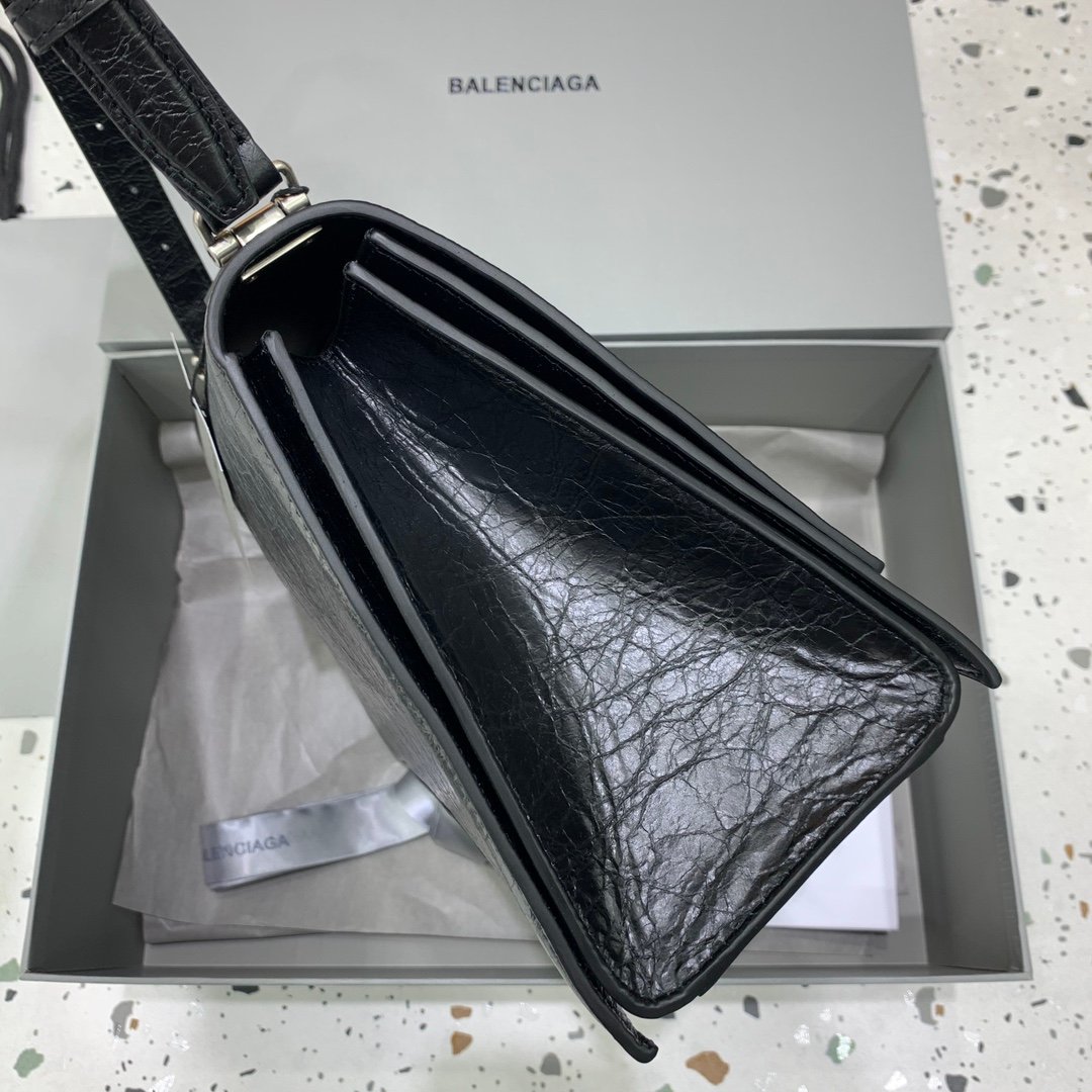 超A貨BALENCIAGA巴黎世家包包 crush【中號】沙漏新款皮肩帶腋下包