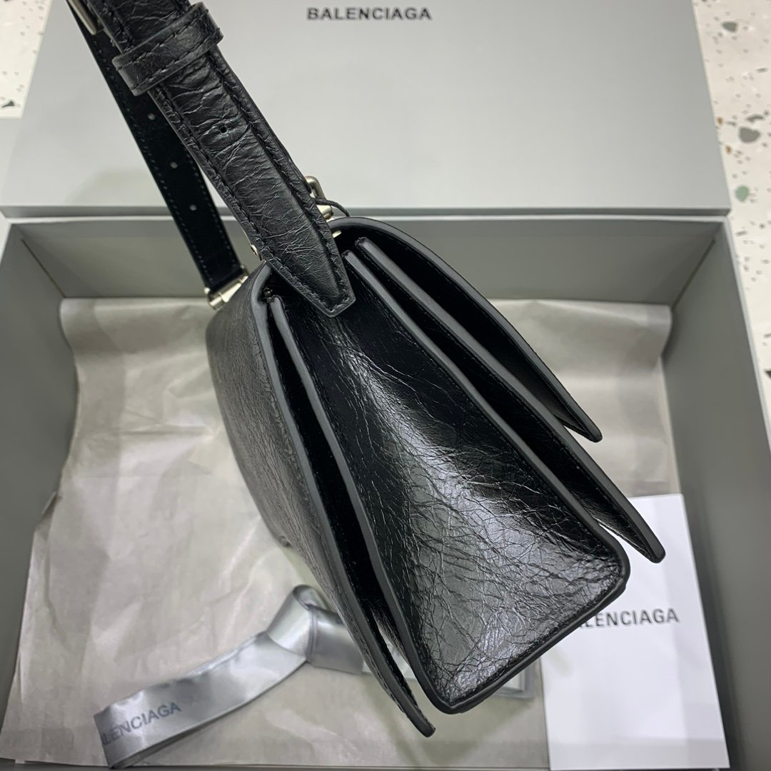 超A貨BALENCIAGA巴黎世家包包 crush【小號】沙漏新款皮肩帶腋下包