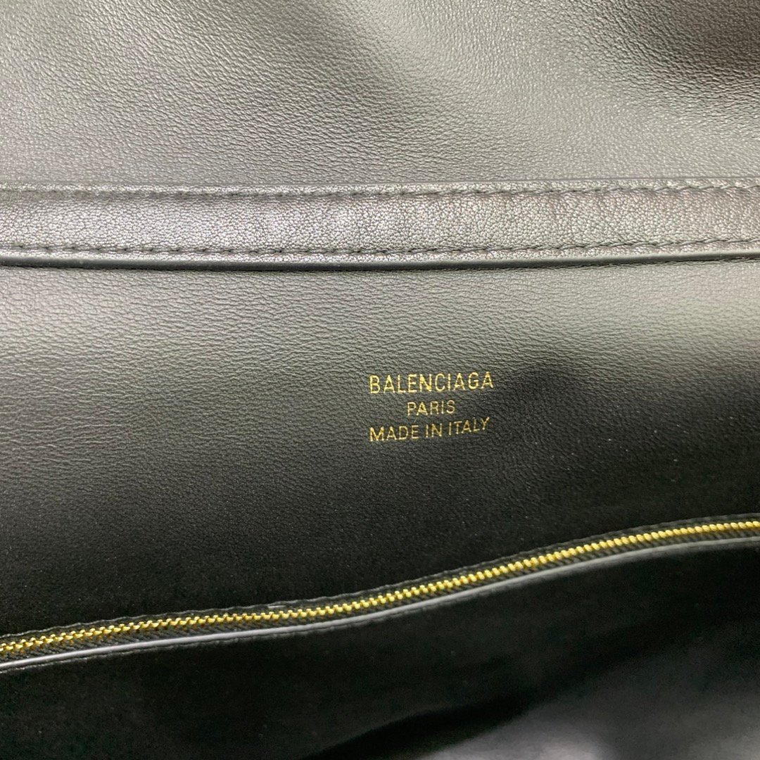 原單複刻BALENCIAGA巴黎世家包包 𝐑𝐎𝐃𝐄𝐎 𝐁𝐀𝐆 大號黑色金扣