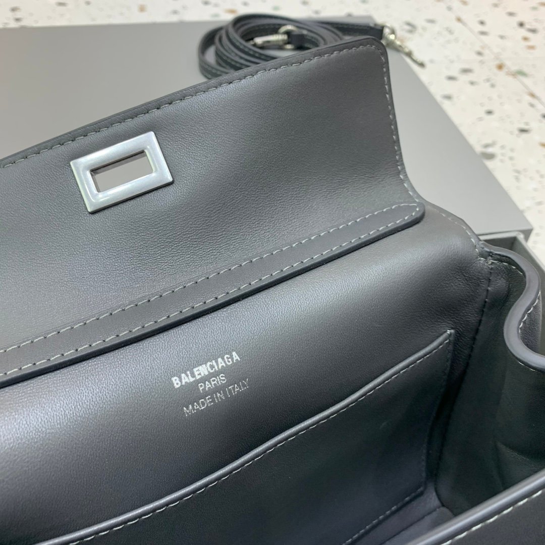 複刻超A貨BALENCIAGA巴黎世家包包 𝐑𝐎𝐃𝐄𝐎 𝐁𝐀𝐆 mini高級灰