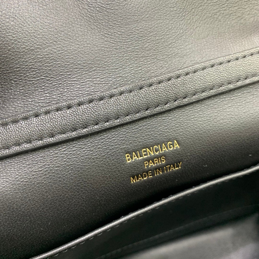 原單複刻BALENCIAGA巴黎世家包包 𝐑𝐎𝐃𝐄𝐎 𝐁𝐀𝐆 mini黑色金扣
