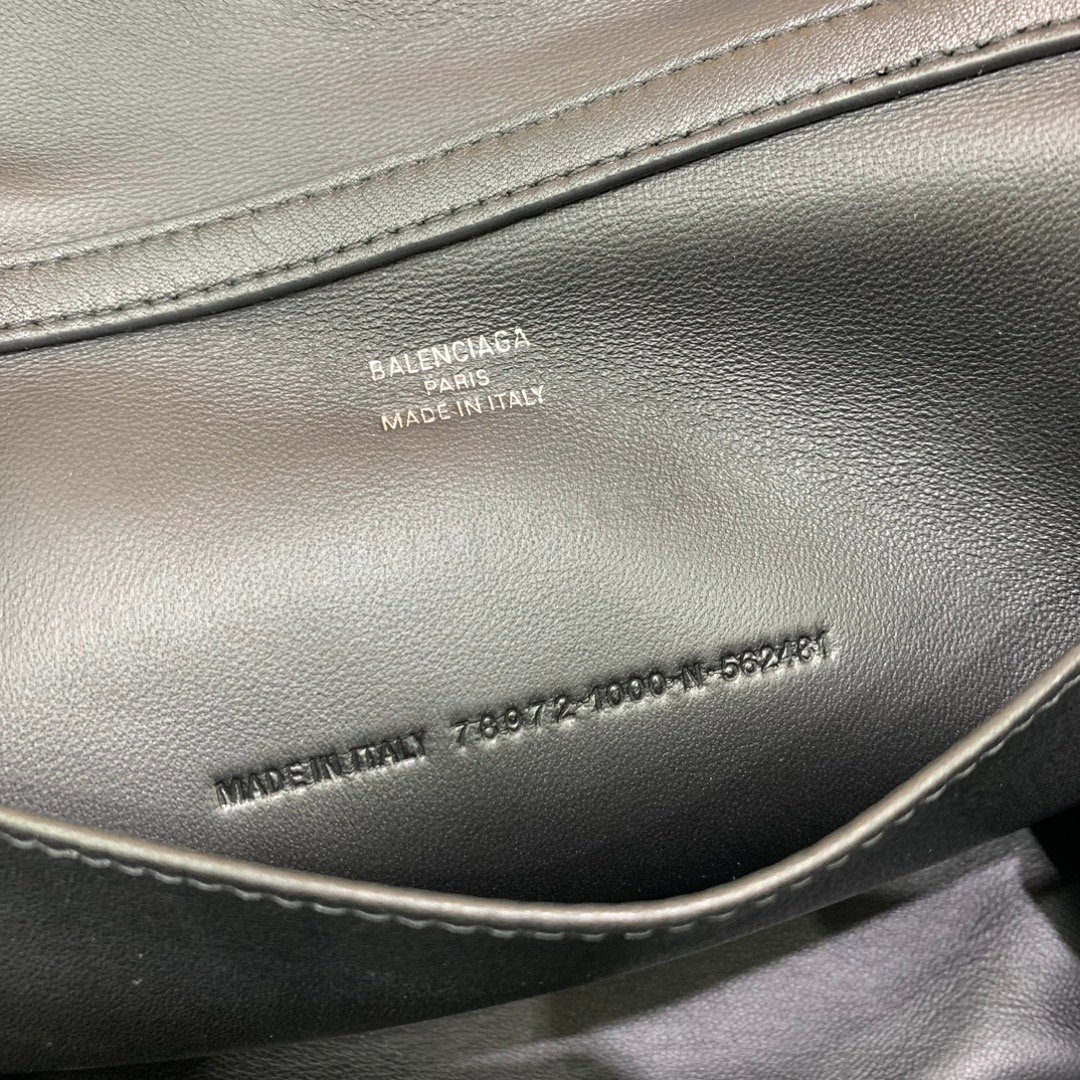 高仿超A貨BALENCIAGA巴黎世家包包 𝐑𝐎𝐃𝐄𝐎 𝐁𝐀𝐆 mini 黑色銀扣