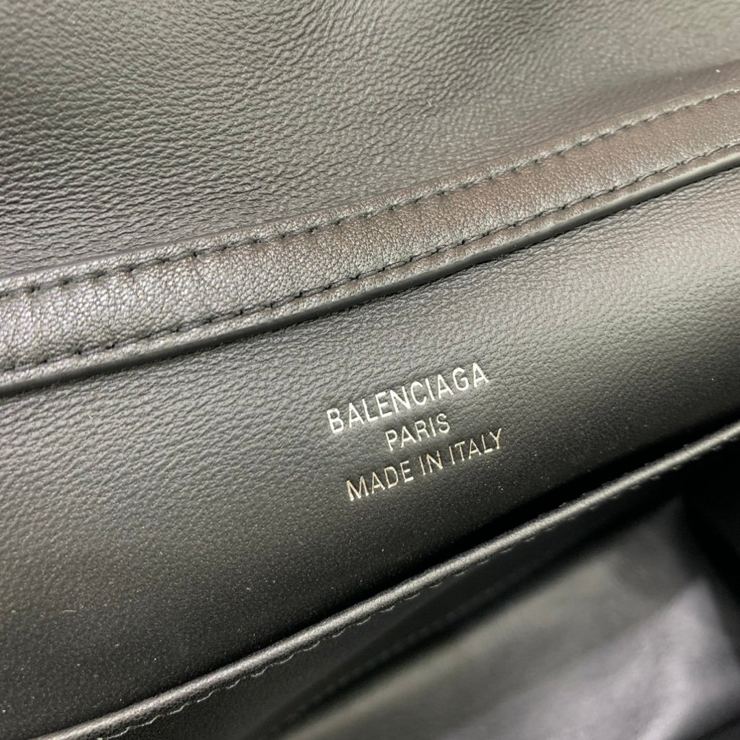 高仿超A貨BALENCIAGA巴黎世家包包 𝐑𝐎𝐃𝐄𝐎 𝐁𝐀𝐆 mini 黑色銀扣
