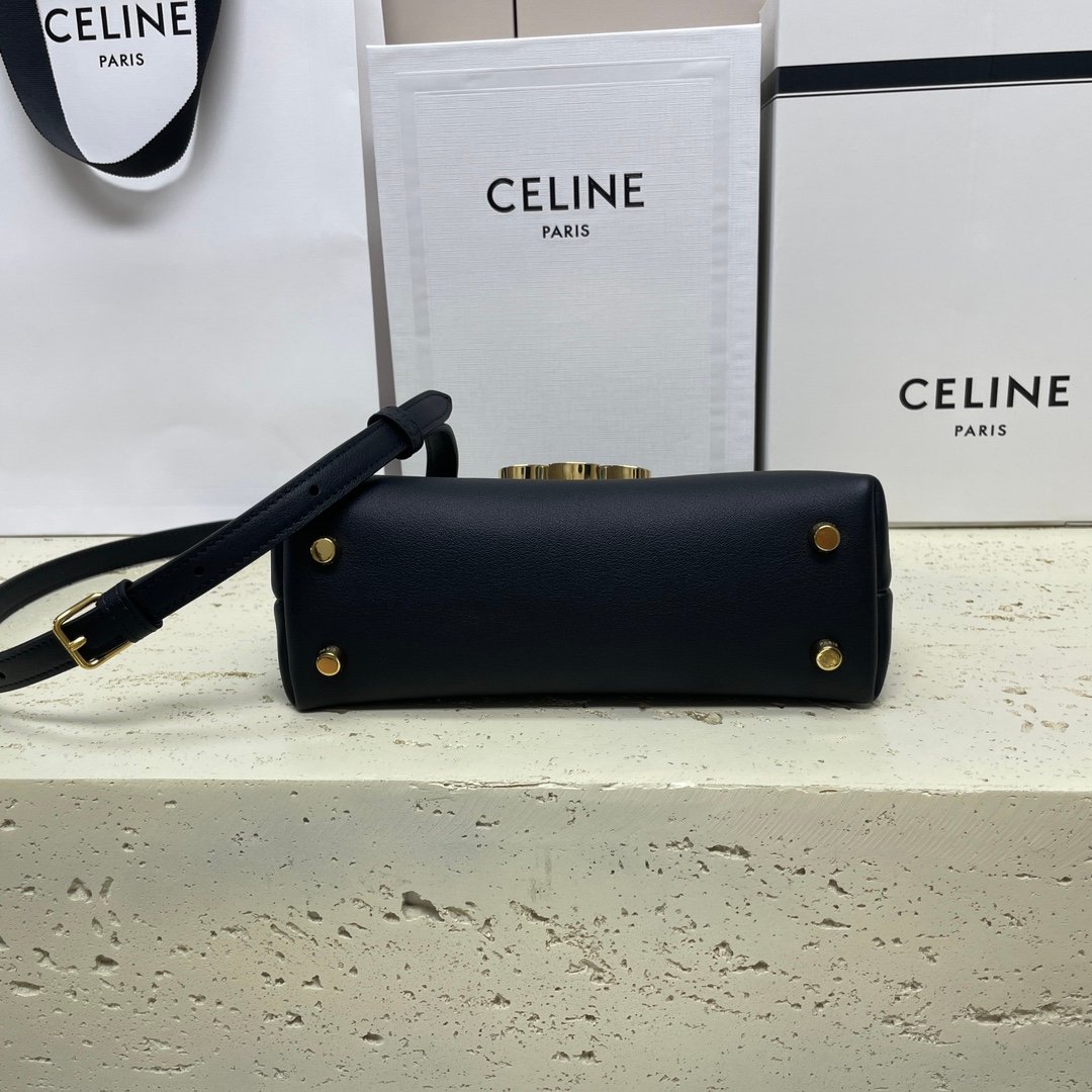 複刻高仿名牌包Celine賽琳 TEEN NINO手袋 黑色