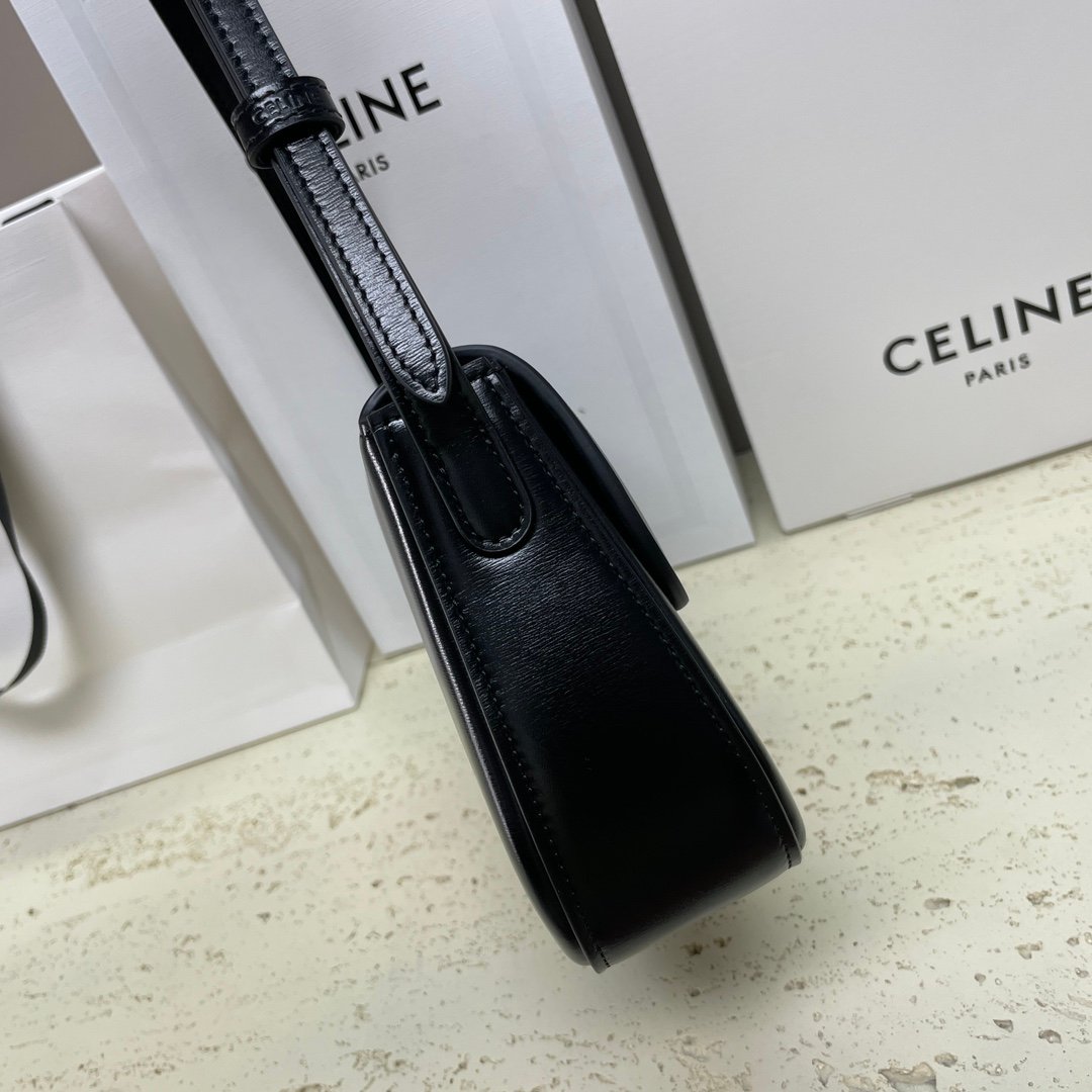 1比1複刻名牌包Celine賽琳包包 2024 NEW1 LOLA法棍手袋 黑色