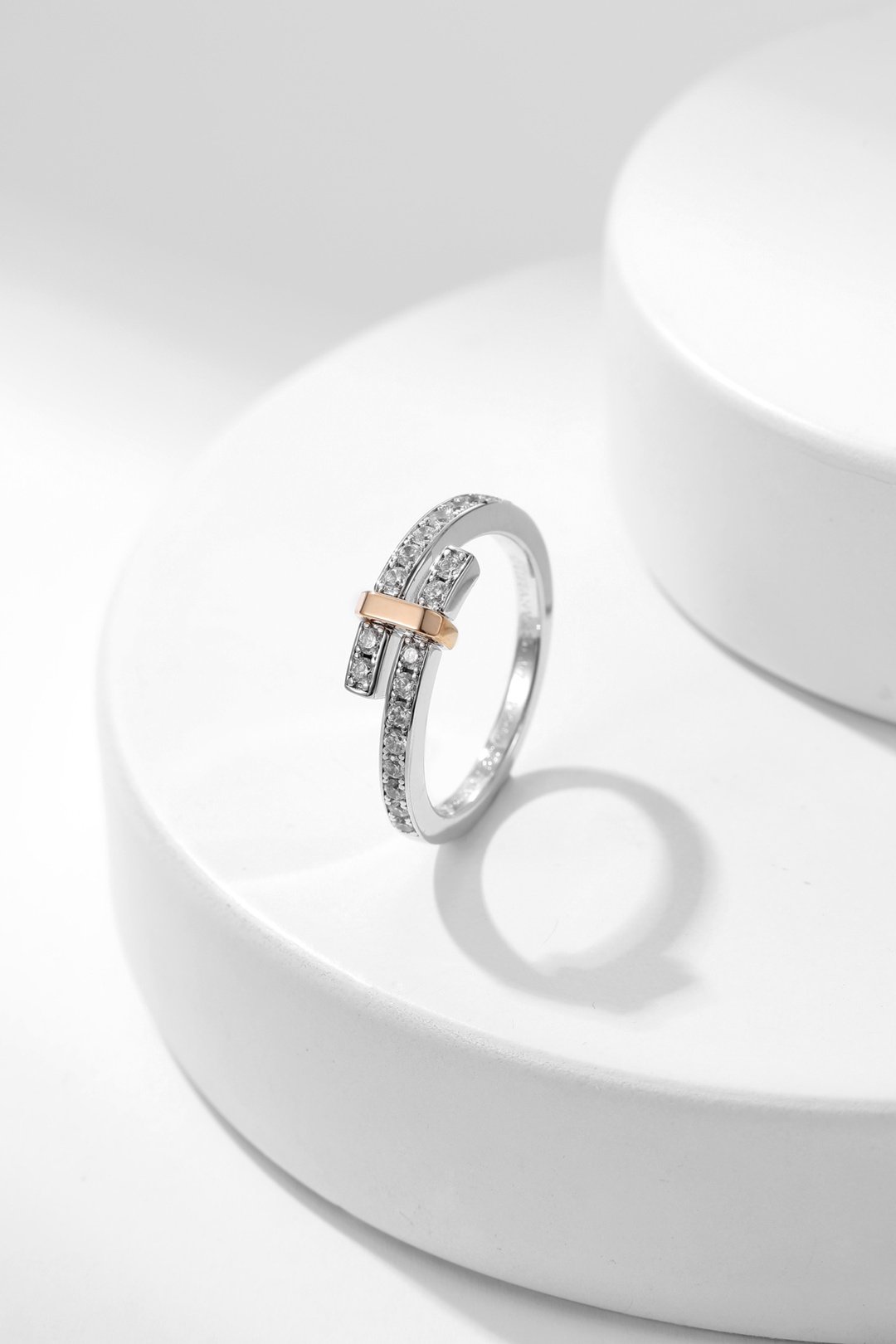 925純銀材質Tiffany蒂芙尼頂級高仿戒指T Edge 系列