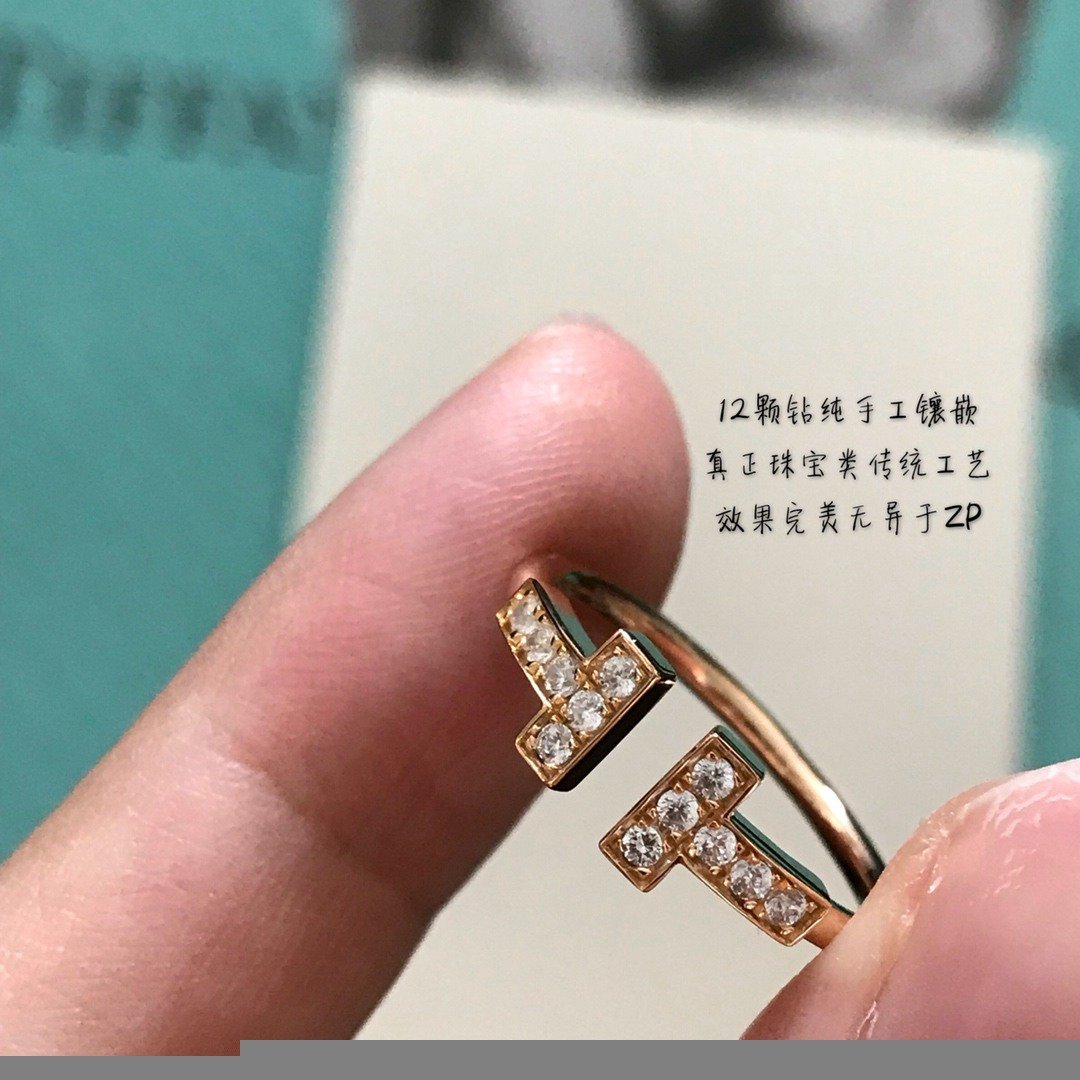 一比一復刻專櫃同步Tiffany蒂芙尼18K戒指
