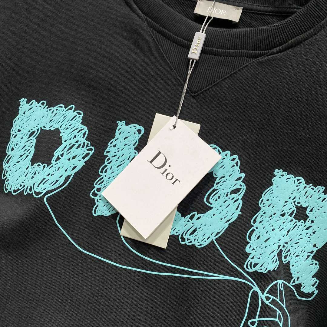DIOR迪奧精仿奢侈品專櫃同步男裝運動衫時尚圓領衛衣