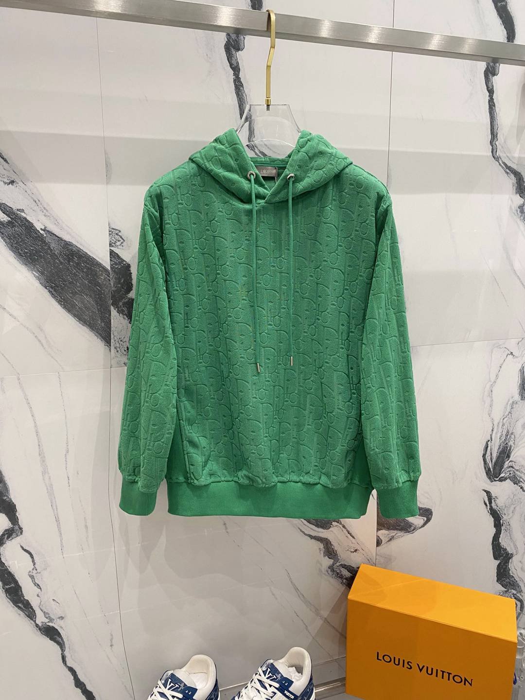 DIOR高仿奢侈品2024秋冬連帽運動衫時尚衛衣