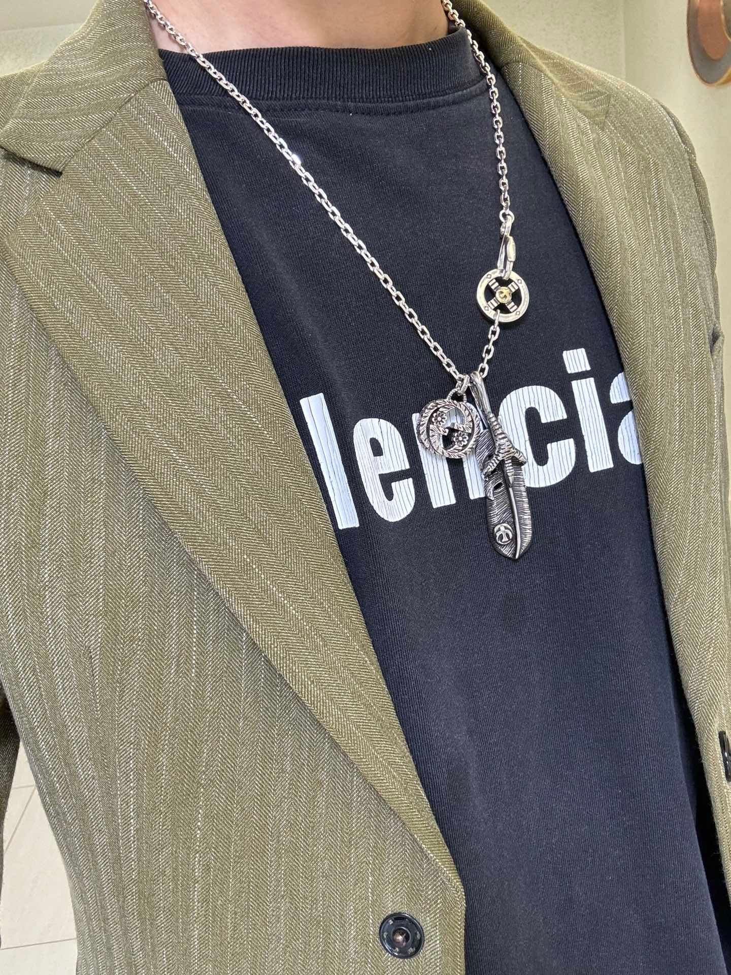 頂級A貨高橋吾郎gorosgucci合作版純銀項鏈