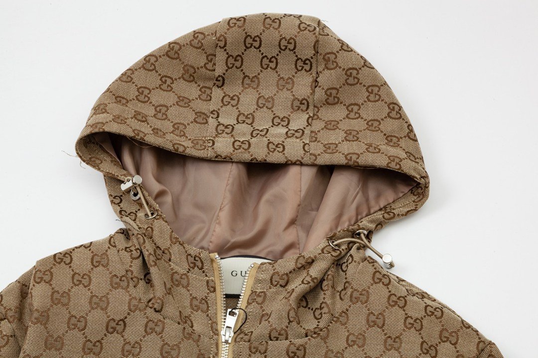 頂級復刻奢侈品Gucci古馳厚面料定制面料純棉提花外套衛衣