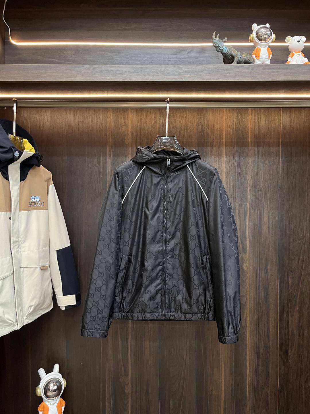 頂級復刻Gucci高仿衣服獨家新品時尚潮男連帽休閒外套運動衫
