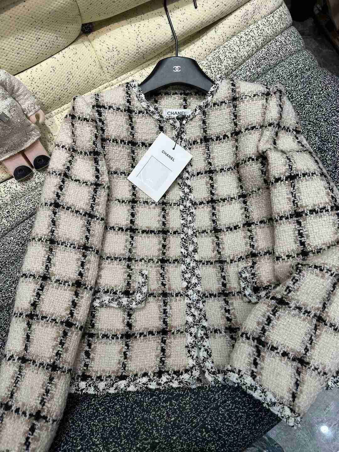 CHANEL一比一精品女裝格紋外套夾克
