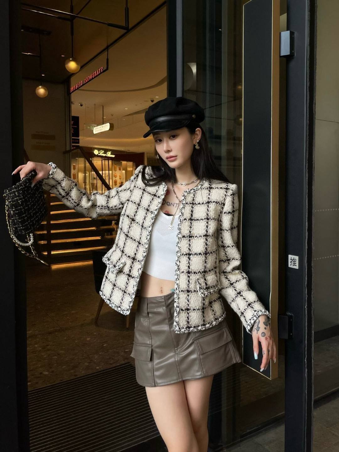 CHANEL一比一精品女裝格紋外套夾克