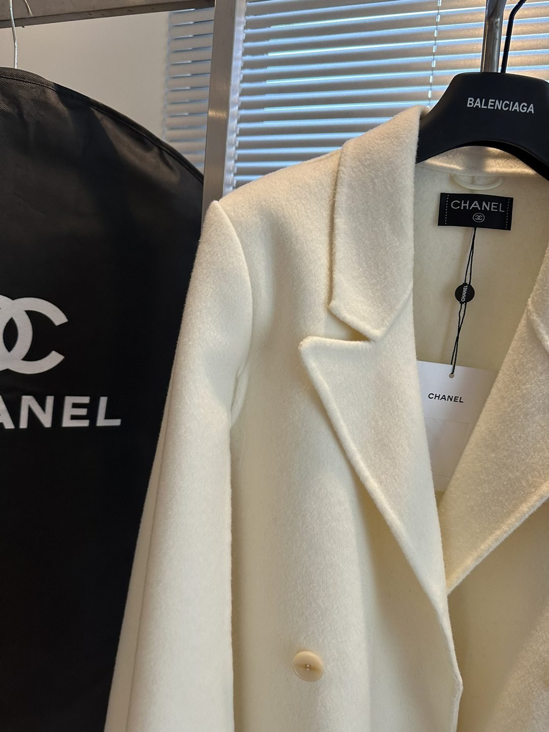 CHANEL一比一原單女士羊毛西裝高端斗篷大衣高級女士的最愛
