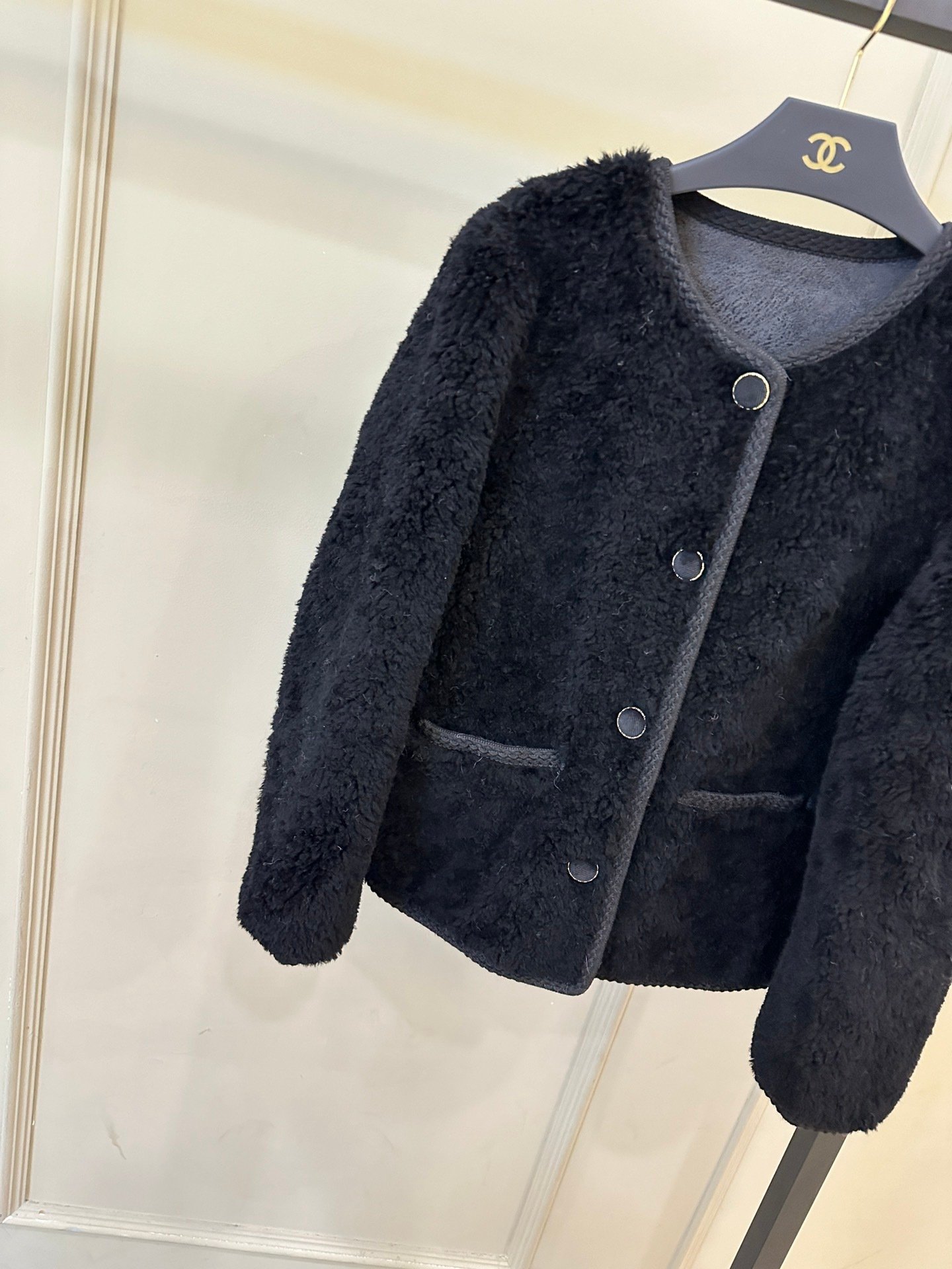 高仿香奈兒CHANEL2024秋冬新款簡約高級百分百羊毛外套