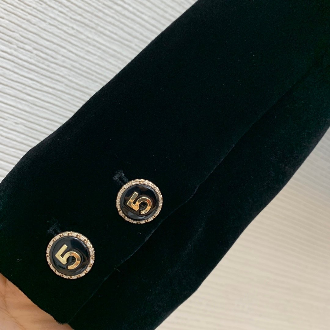 CHANEL頂級超A貨獨家精仿金絲絨外套