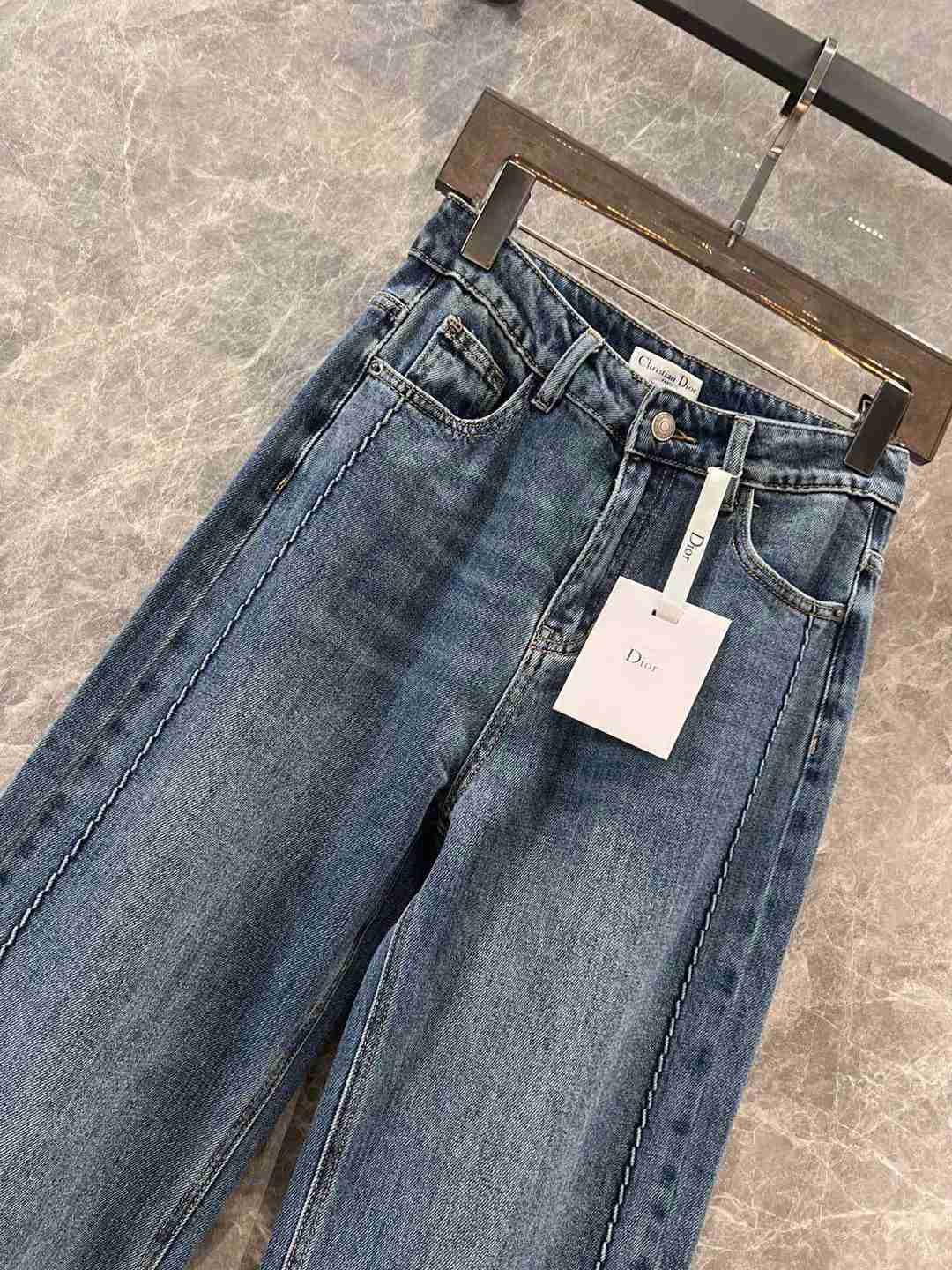 頂級復刻A貨DIOR迪奧簡約女款時尚彈力女款牛仔褲