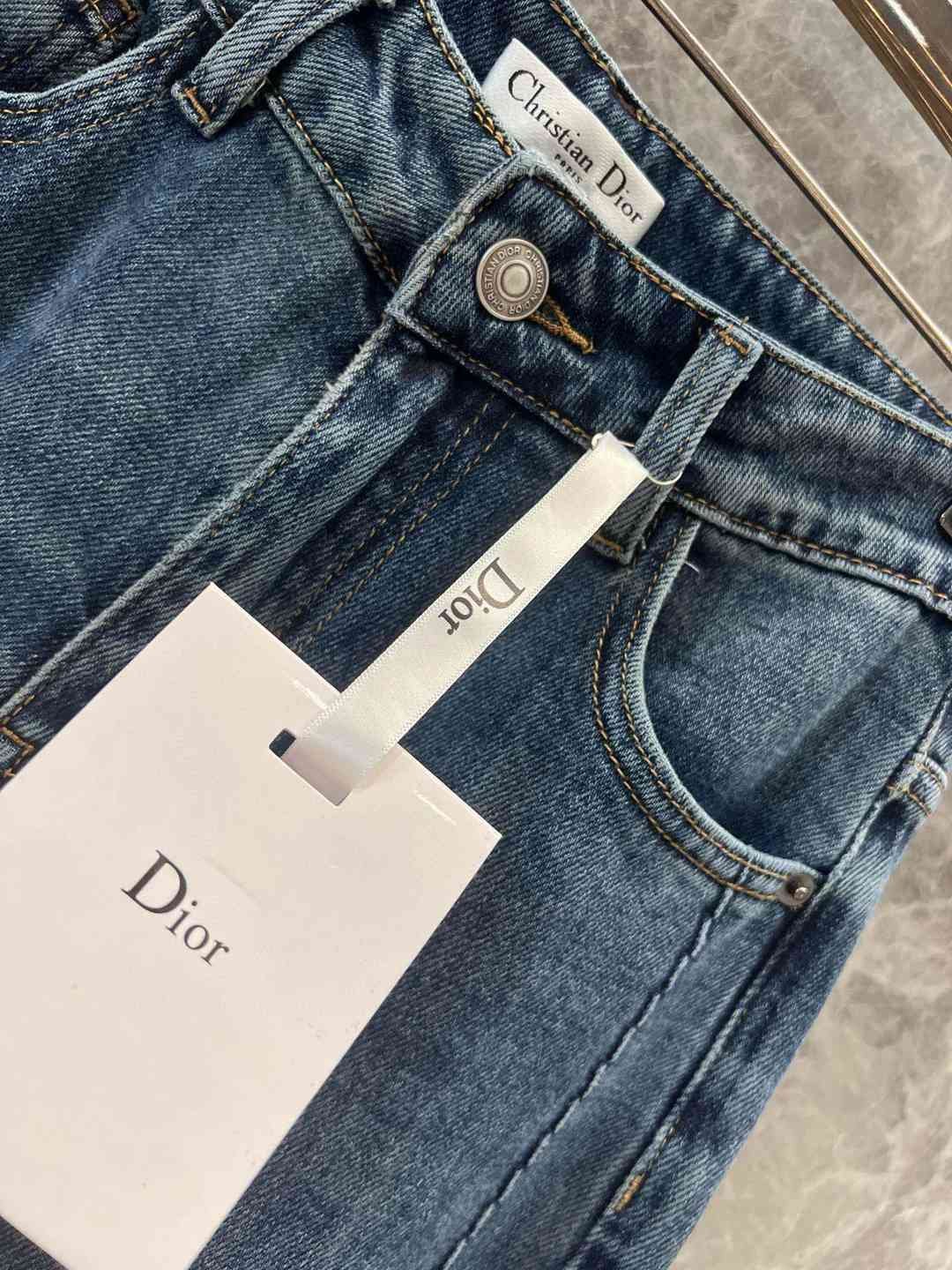 頂級復刻A貨DIOR迪奧簡約女款時尚彈力女款牛仔褲