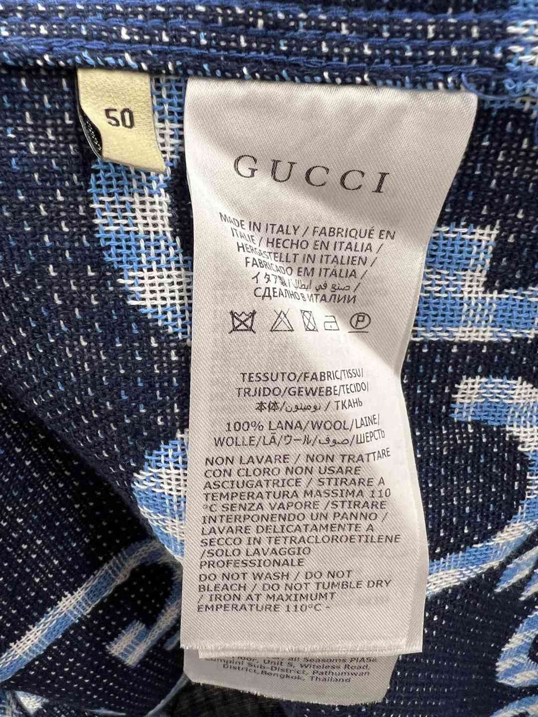 Gucci古馳高仿長袖精仿格紋襯衣襯衫男款