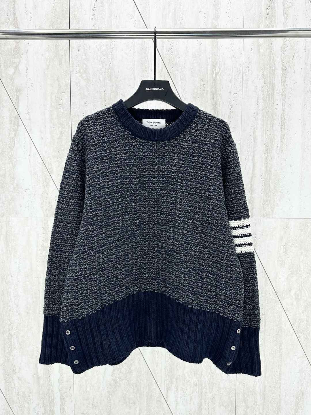 湯姆佈朗精仿衣服時尚針織圓領套頭運動衫