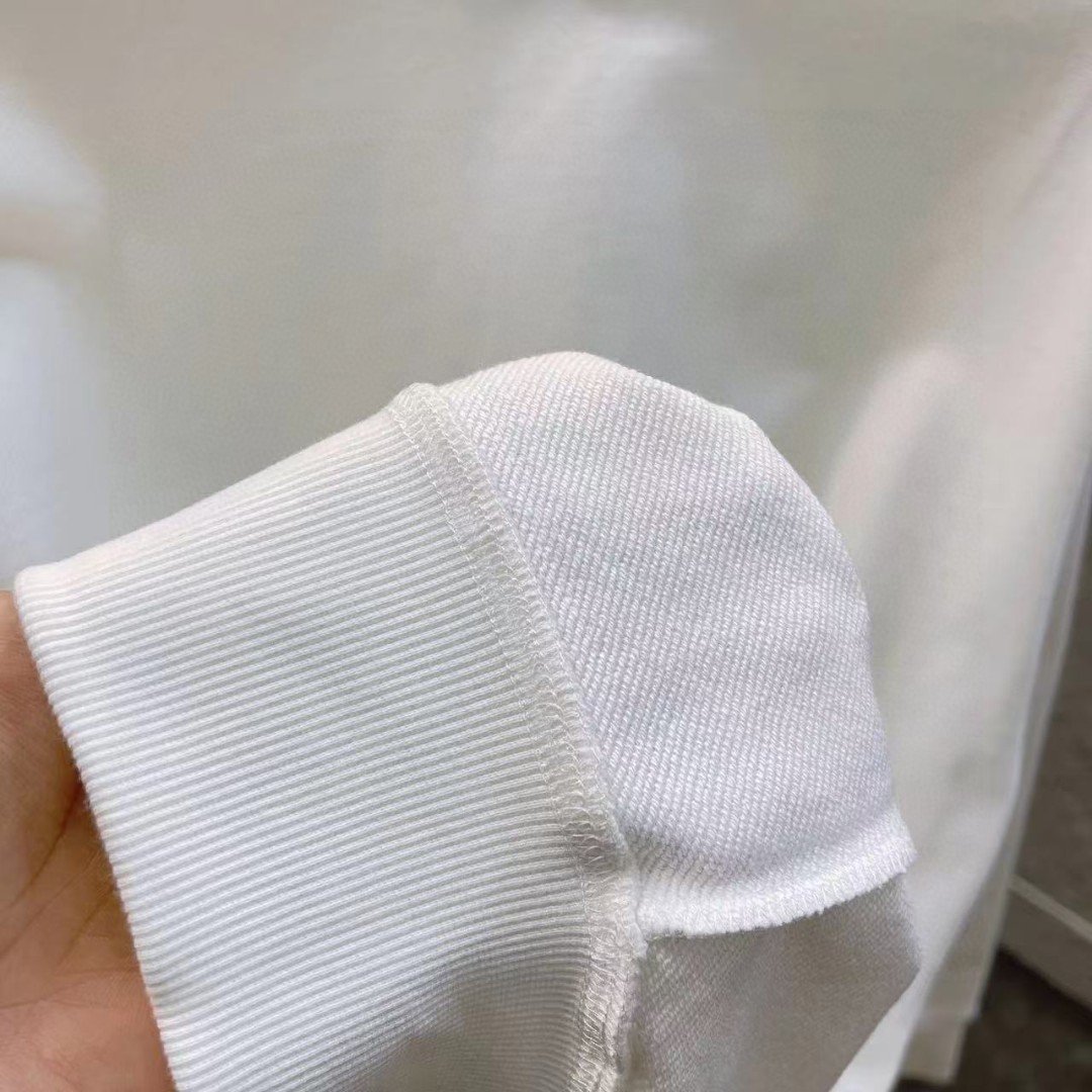湯姆佈朗一比一復刻原單刺繡花圓領衛衣定制面料男女同款