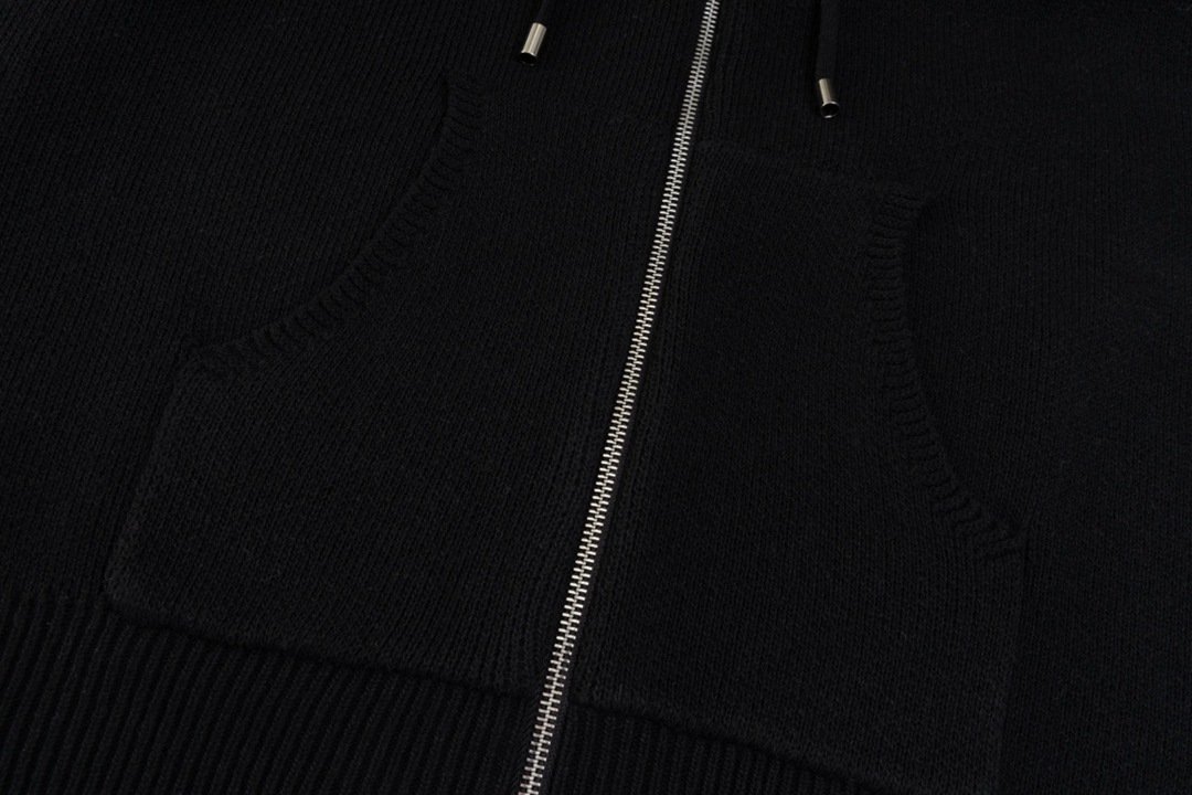 一比一復刻奢侈品頂級A貨TB湯姆佈朗原單衣服針織連帽衣服 黑色