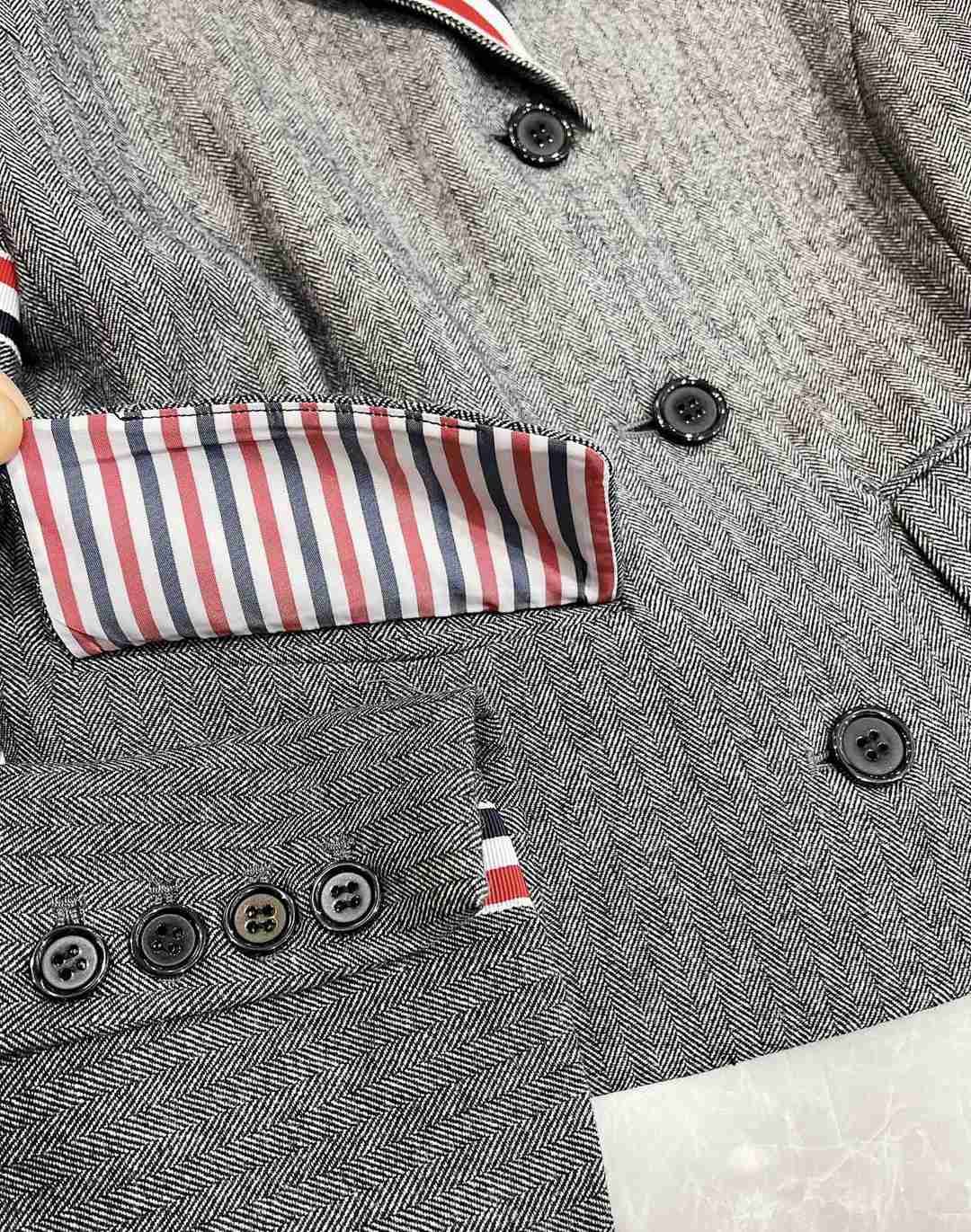 獨家爆款高仿湯姆佈朗TB頂級女款羊毛女款西服休閒西裝