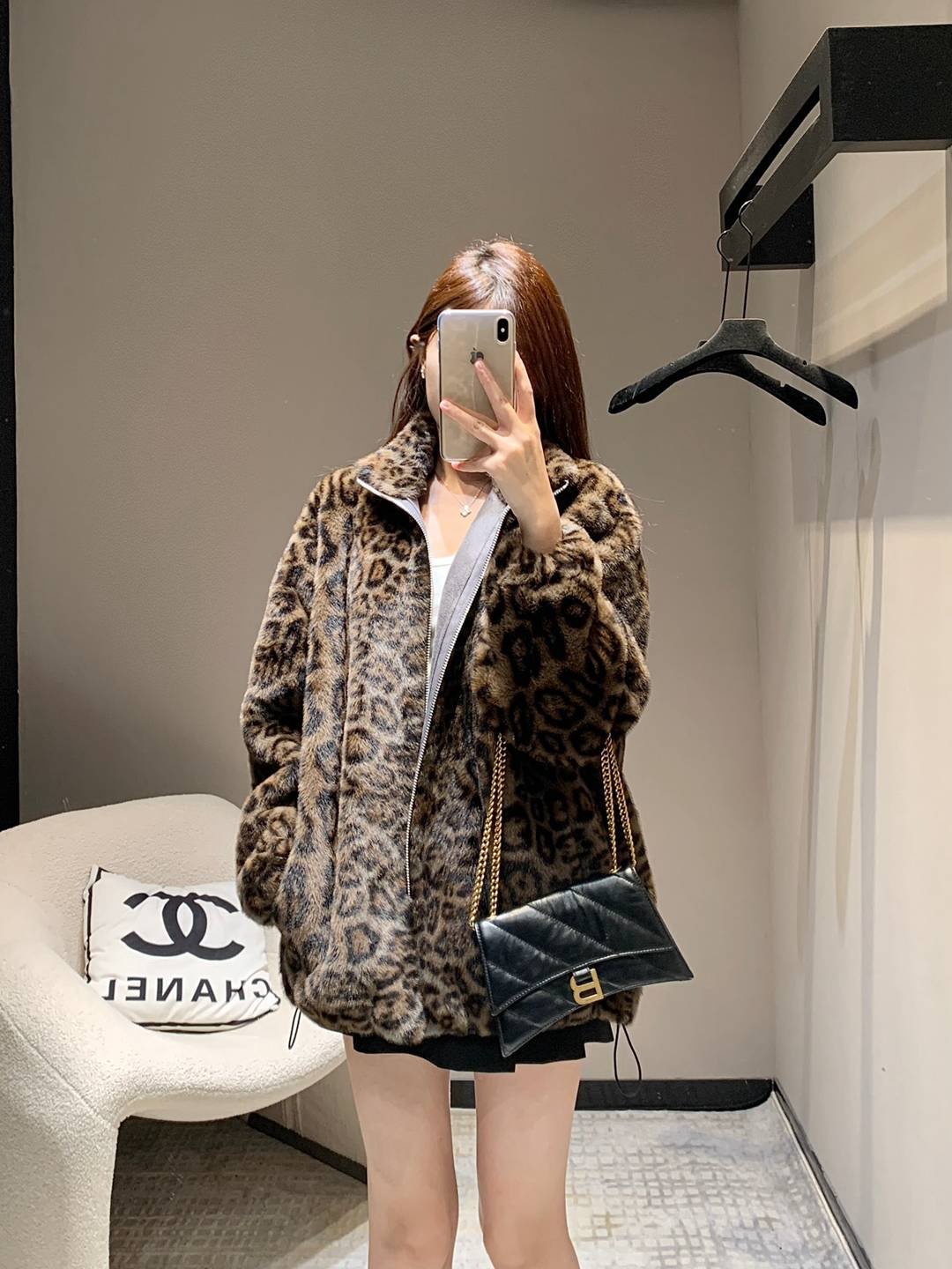 頂級高仿奢侈品DIOR迪奧時尚女裝立領豹紋外套夾克