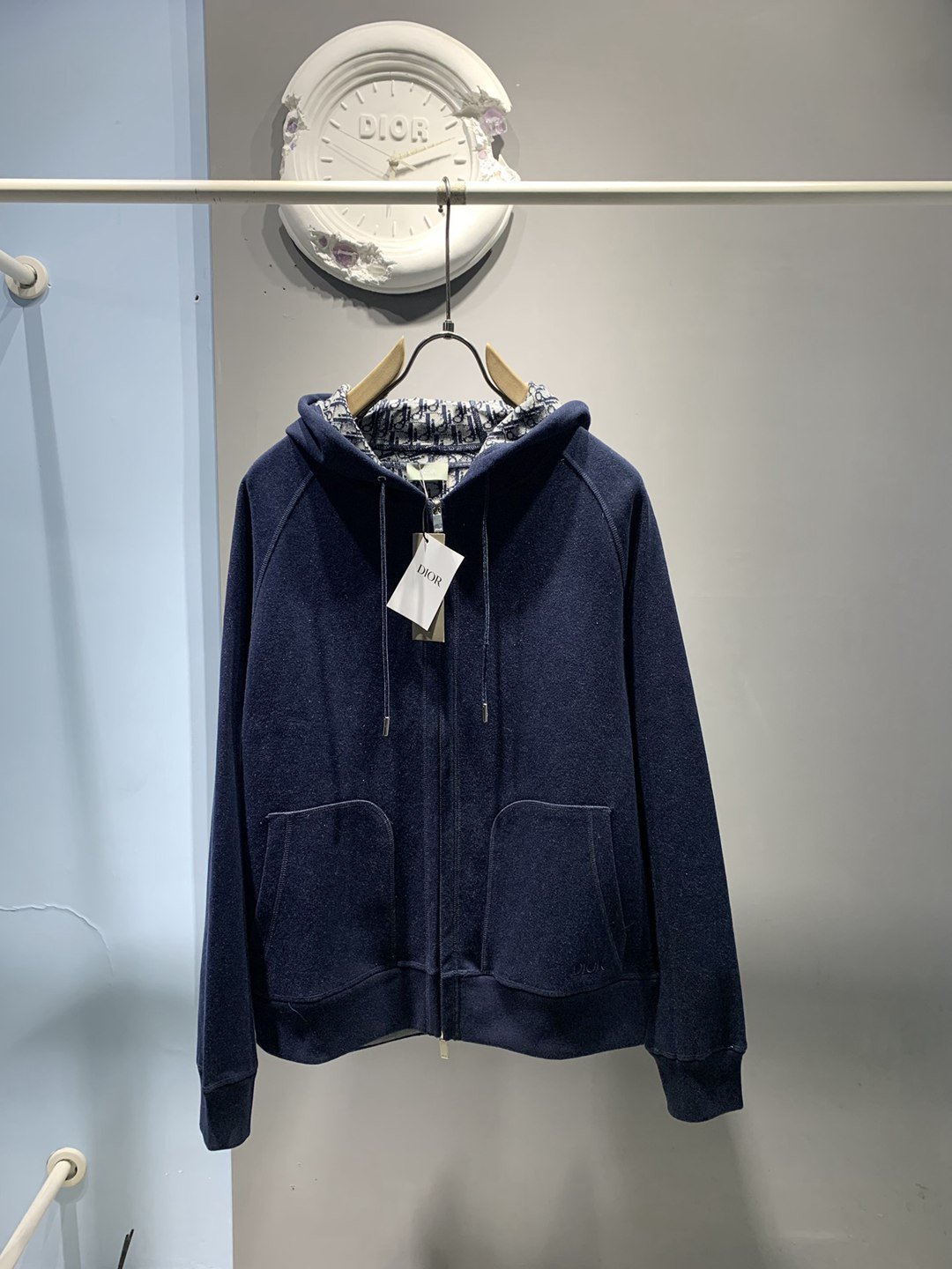 一比一高仿DIOR時尚新品純棉男女裝連帽衛衣 運動衫
