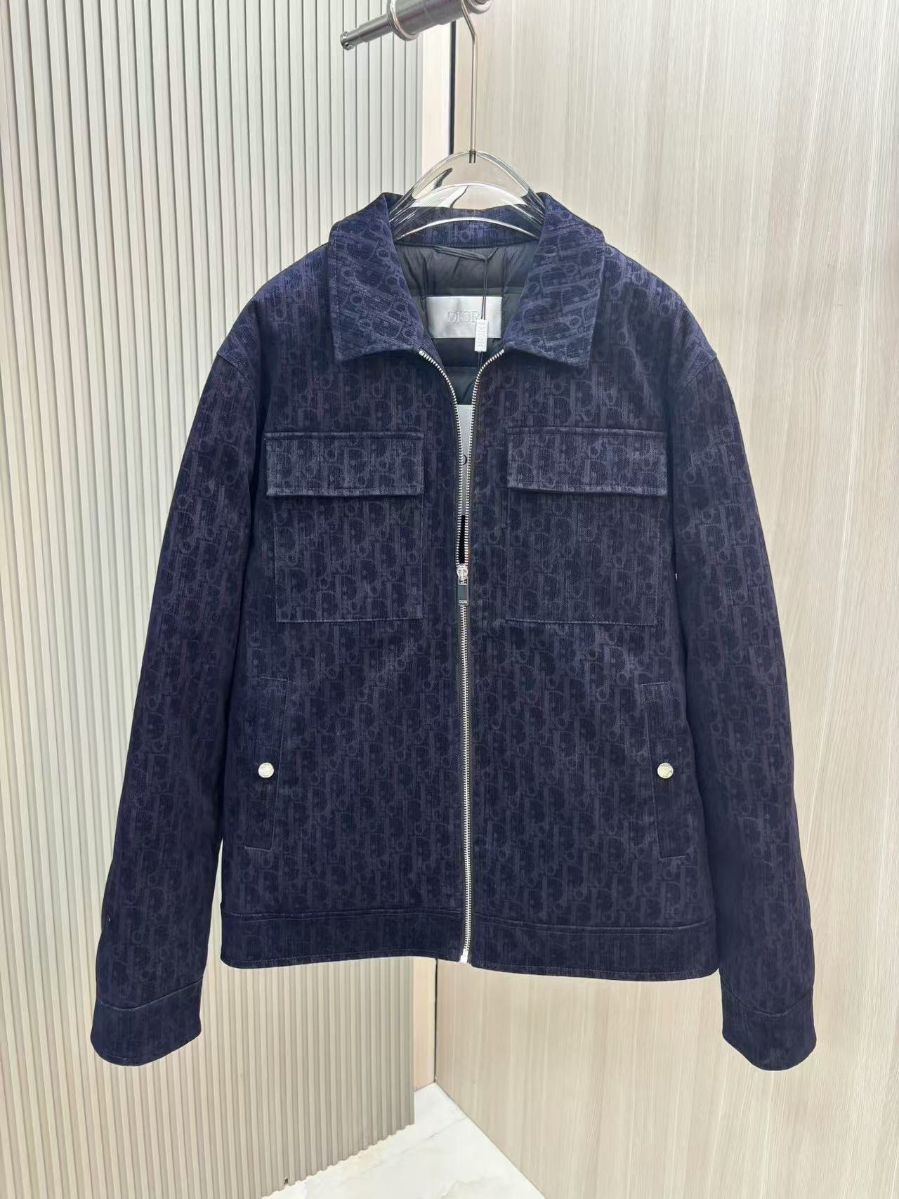 DIOR頂級高仿秋冬新品羽絨服牛仔外套女裝精品