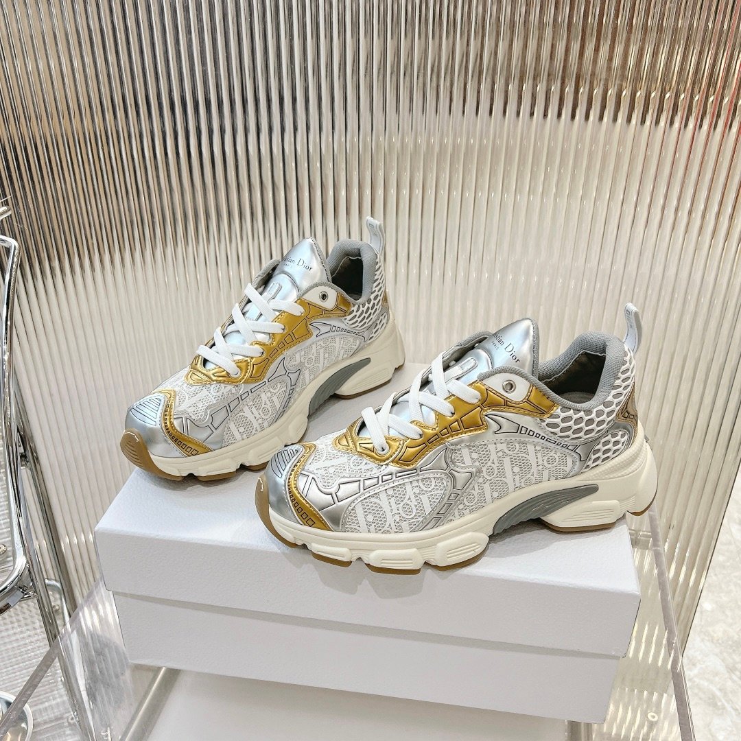 一比一復刻奢侈品走秀款DIOR女裝休閒運動鞋