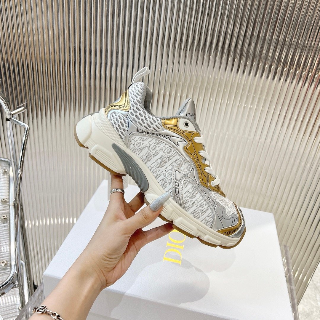 一比一復刻奢侈品走秀款DIOR女裝休閒運動鞋