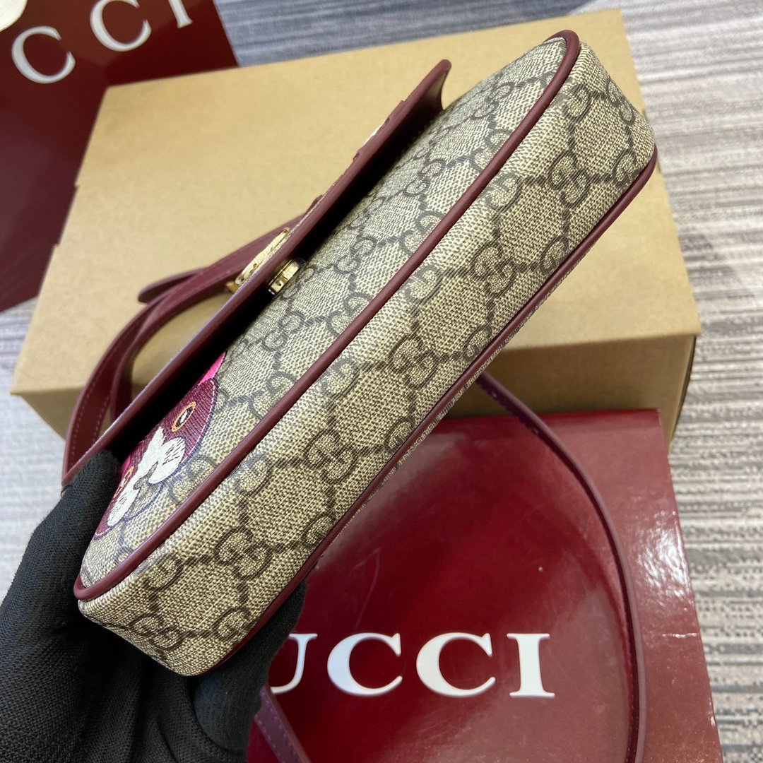 高仿網站GUCCI古馳GGOphidia系列斜挎包818764