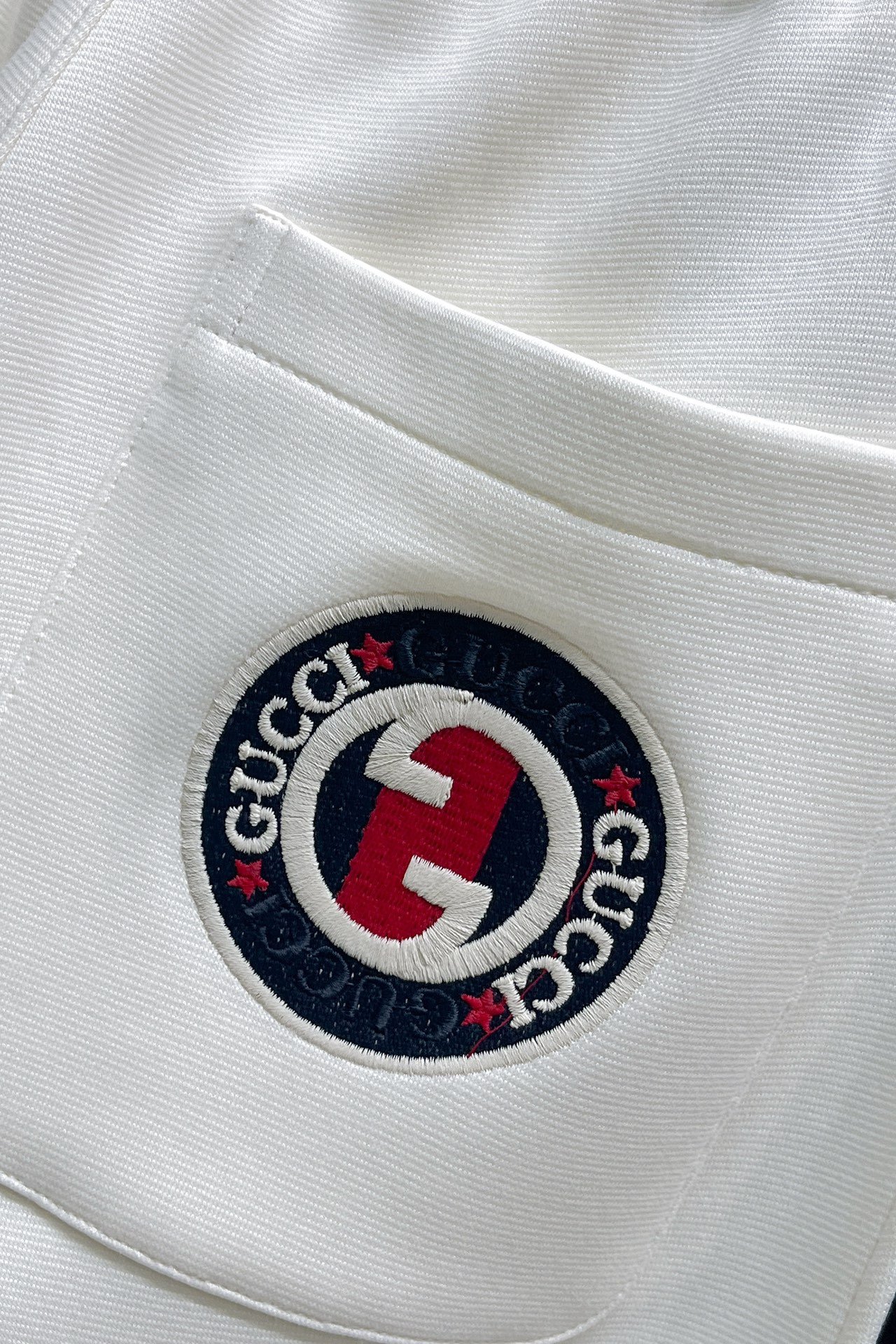 Gucci古驰a貨新款運動休閒長褲白色