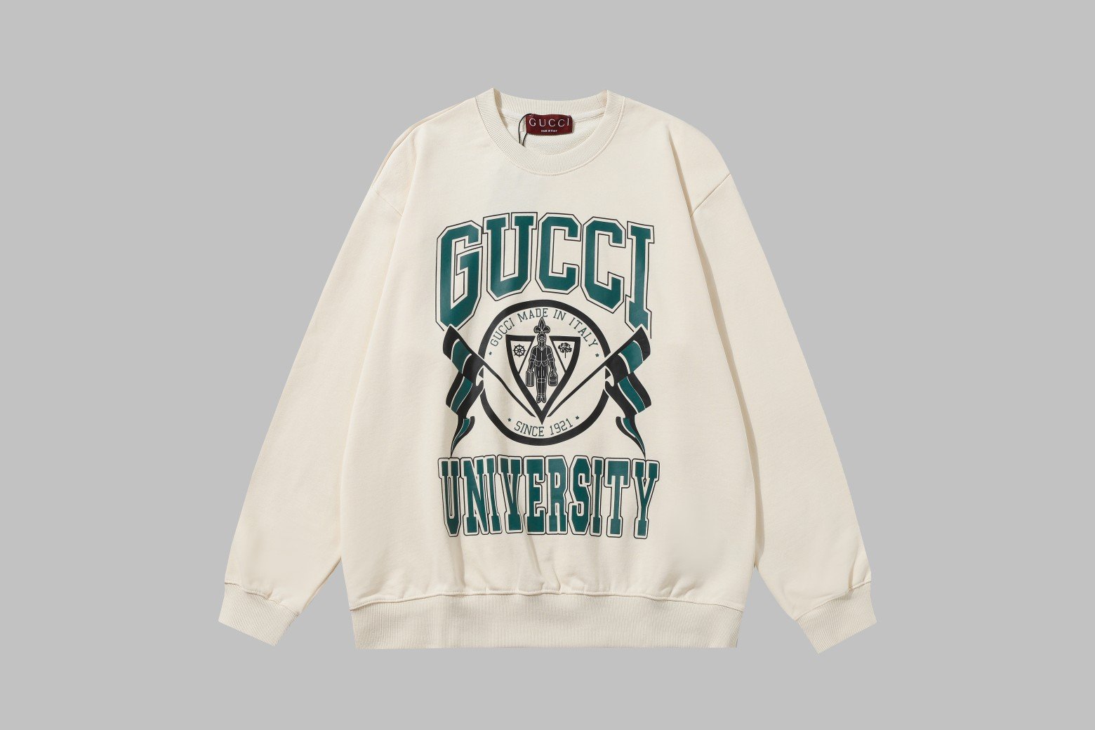 Gucci古驰高仿衣服秋冬24SS新款白色男女同款衛衣