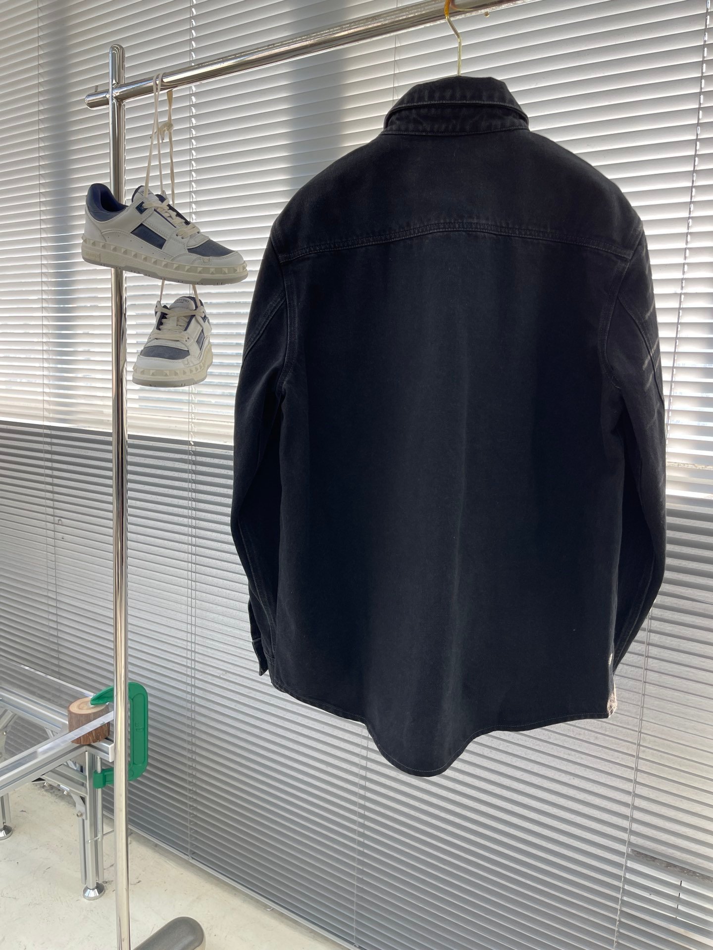 Gucci古驰原單秋冬24SS新款單寧水洗牛仔襯衫
