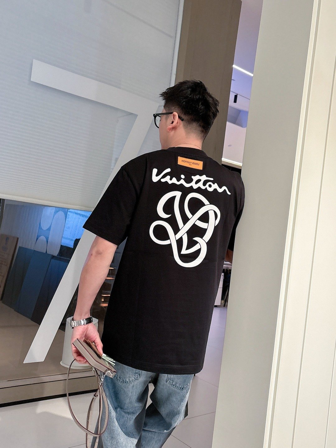 復刻Loewe羅意威時尚黑色短袖T恤無敵帥氣款