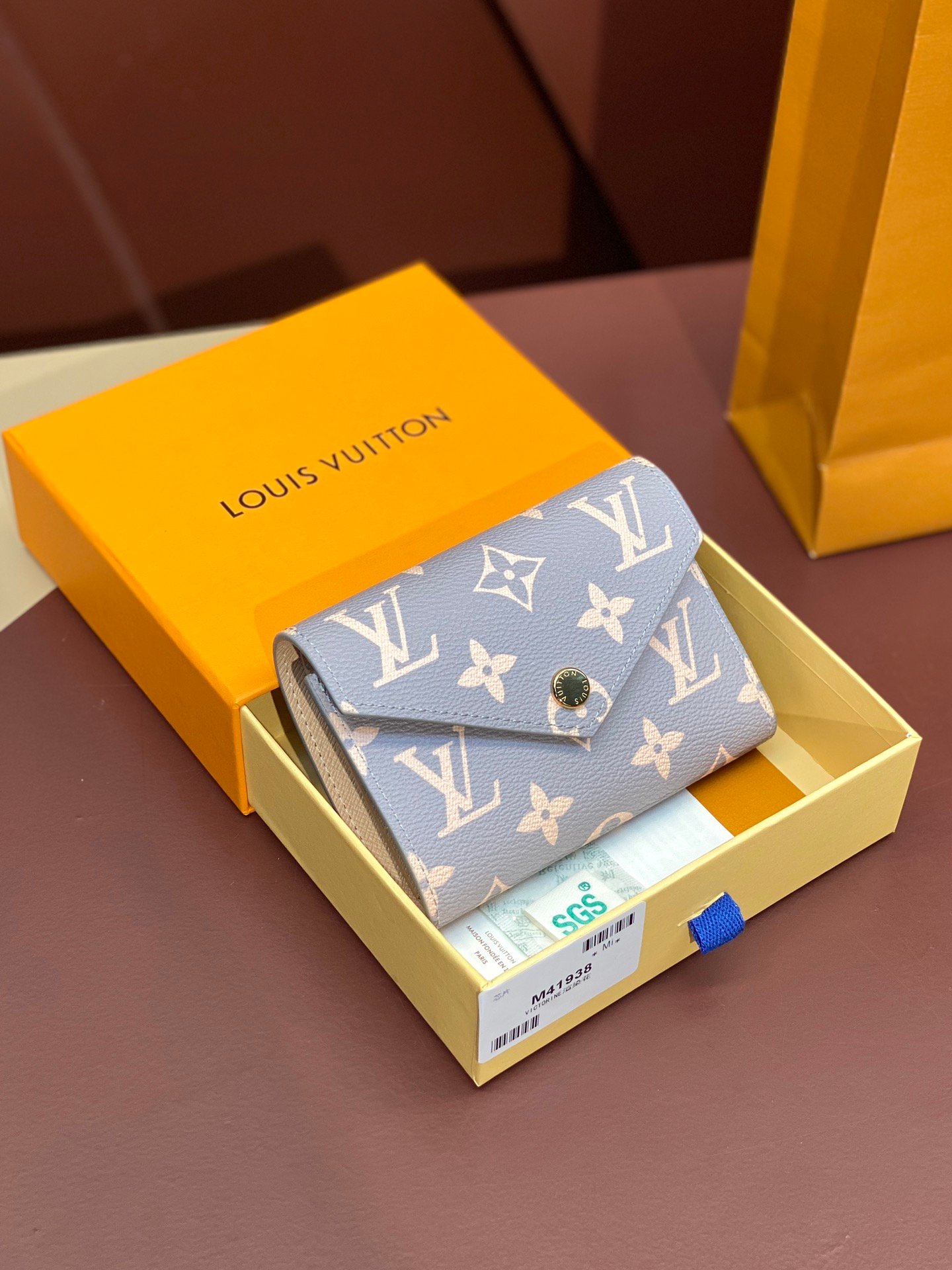高仿LV路易威登M41938三折錢包