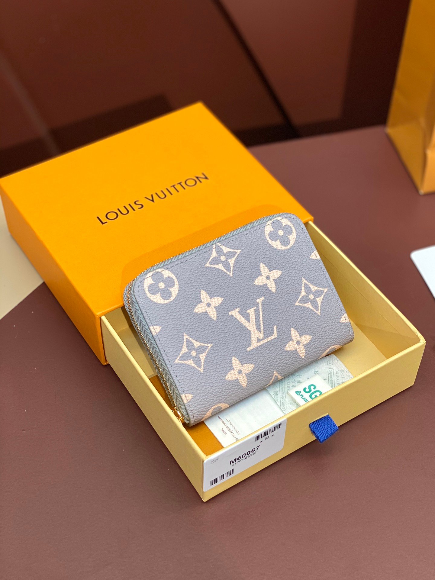 高仿LV路易威登M60067ZIPPY拉鏈零錢包