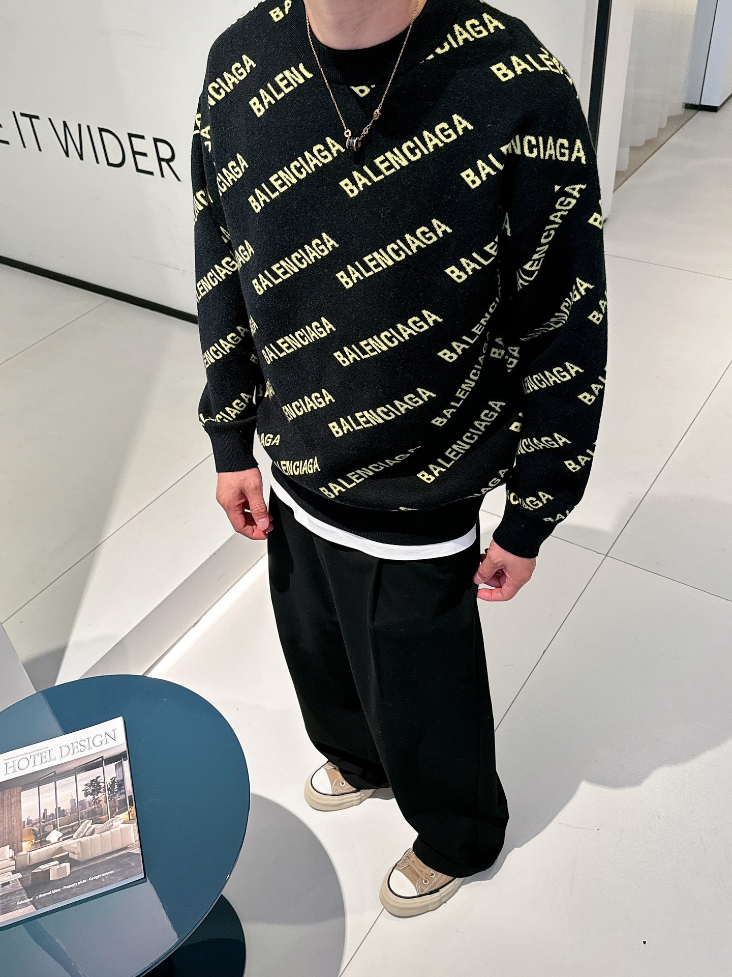 原單Balenciaga巴黎世家新款純羊毛針織毛衣